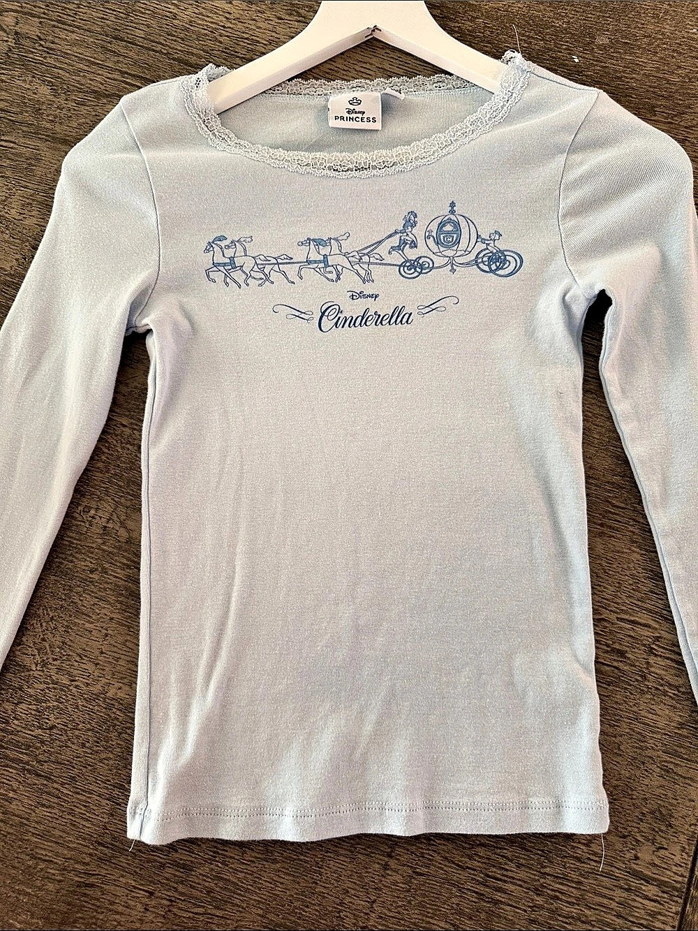 Disney Cinderella Long Sleeve Tee Girls XXS